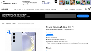 Smartphone Samsung Galaxy S24+, 512gb, 12gb De Ram, Tela De 6.7, Galaxy Ai Violeta